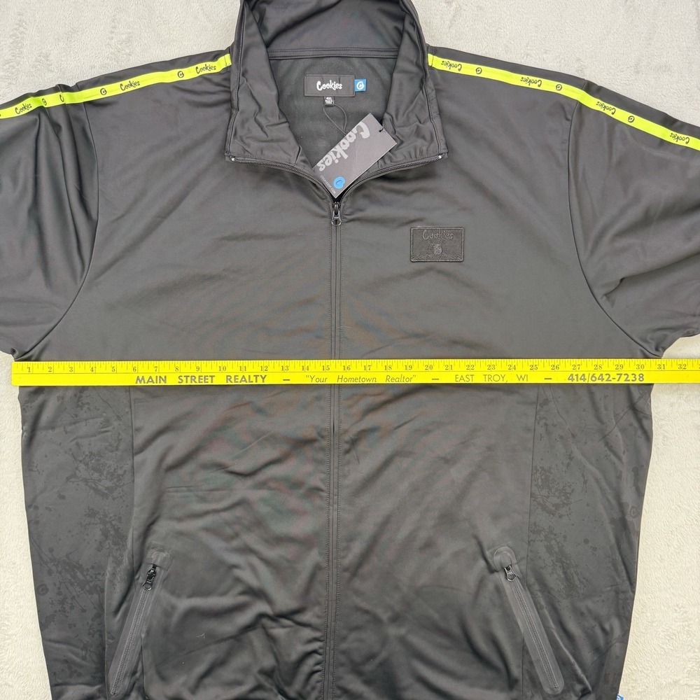 Cookies SF Jacket Mens 4XL Citadel Black Yellow Full Zip Streetwear Track - Picture 6 of 11